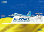 SU-27UBM 'FLANKER-C' In Digital Camouflage Ukrainian Air Force Model Kit - SprayGunner