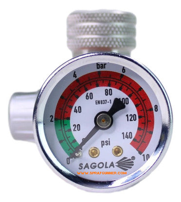 Sagola RC1 Air Flow Regulator With Manometer - SprayGunner