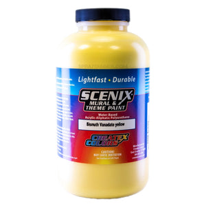 Scenix Mural & Theme Paint - Bismuth Vanadate Yellow (32 oz) Createx