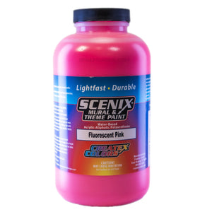 Scenix Mural & Theme Paint - Fluorescent Pink (32 oz) Createx at SprayGunner