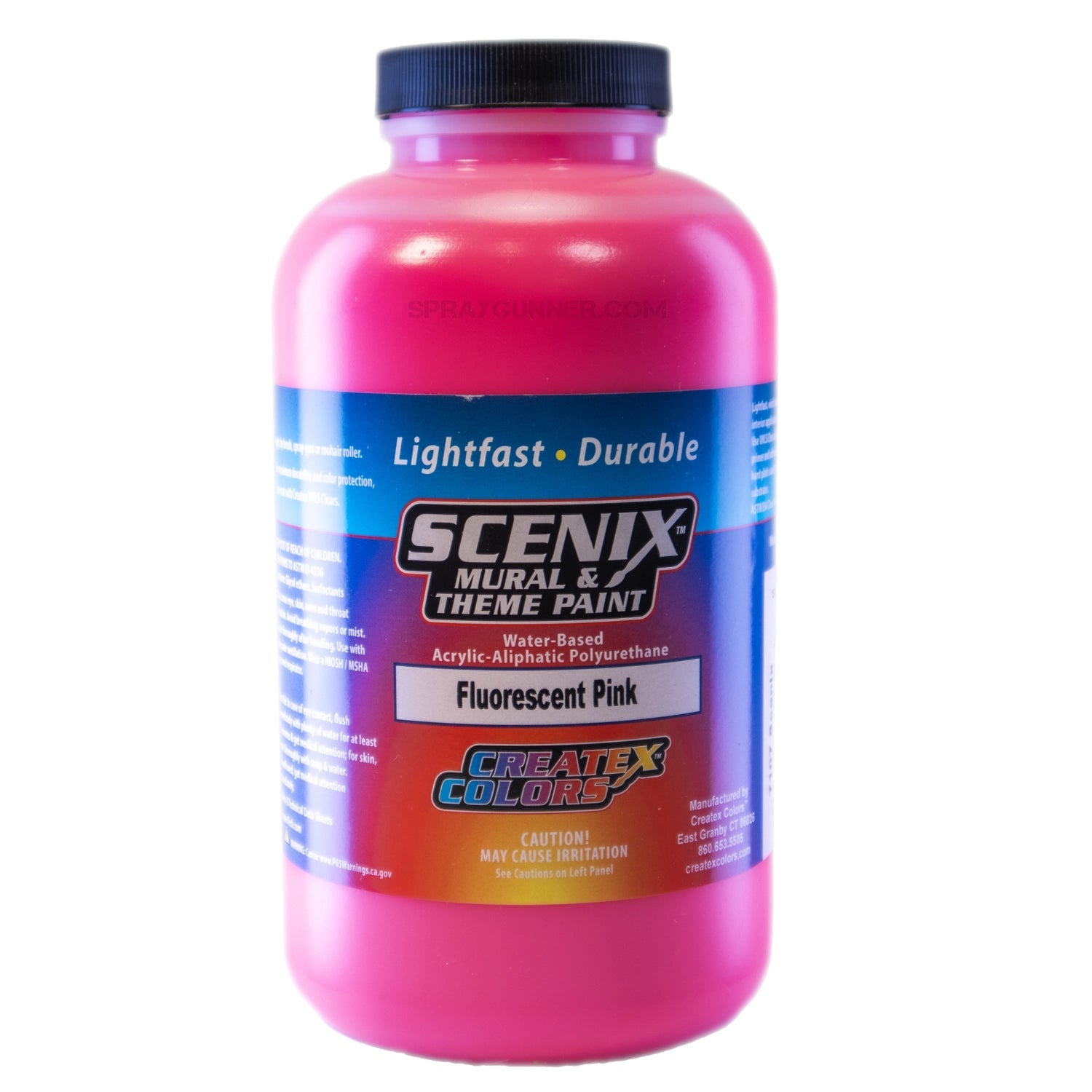 Scenix Mural & Theme Paint - Fluorescent Pink (32 oz) Createx
