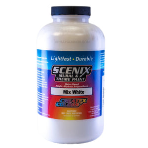 Scenix Mural & Theme Paint - Mix White (32 oz) Createx at SprayGunner