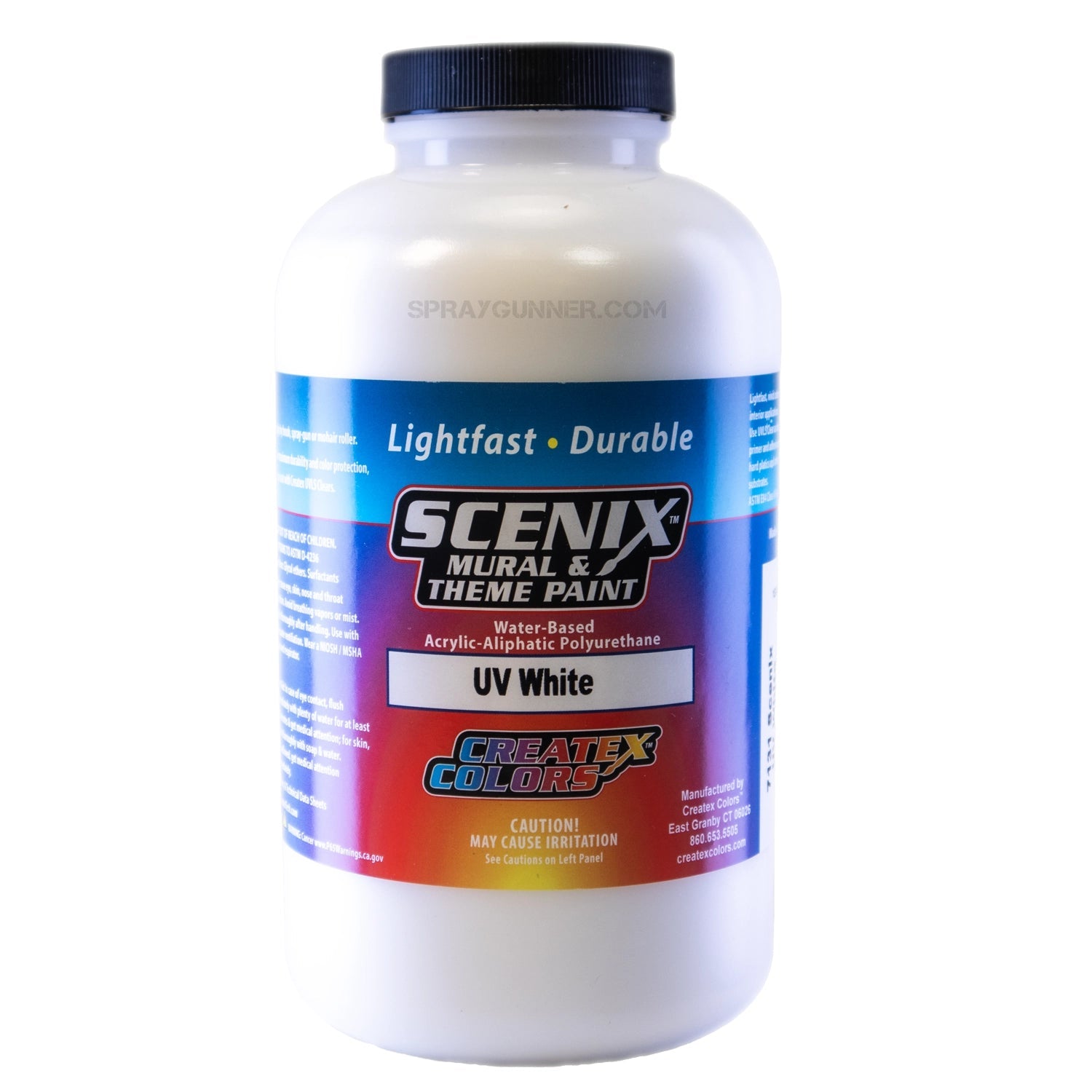 Scenix Mural & Theme Paint - UV White (32 oz) Createx