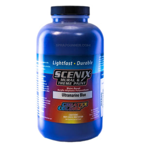 Scenix Mural & Theme Paint - Ultramarine Blue (32 oz) Createx at SprayGunner