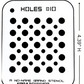 Holes #10 Stencil for airbrushing by NO-NAME Brand