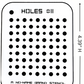 Holes #11 Stencil for airbrushing by NO-NAME Brand
