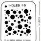 Holes #5 Stencil for airbrushing by NO-NAME Brand