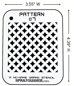 Pattern #7 Stencil for airbrushing by NO-NAME Brand