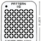 Pattern #6 Stencil for airbrushing by NO-NAME Brand
