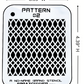 Pattern #2 Stencil for airbrushing by NO-NAME Brand