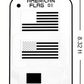 American Flag Stencil for airbrushing by NO-NAME Brand