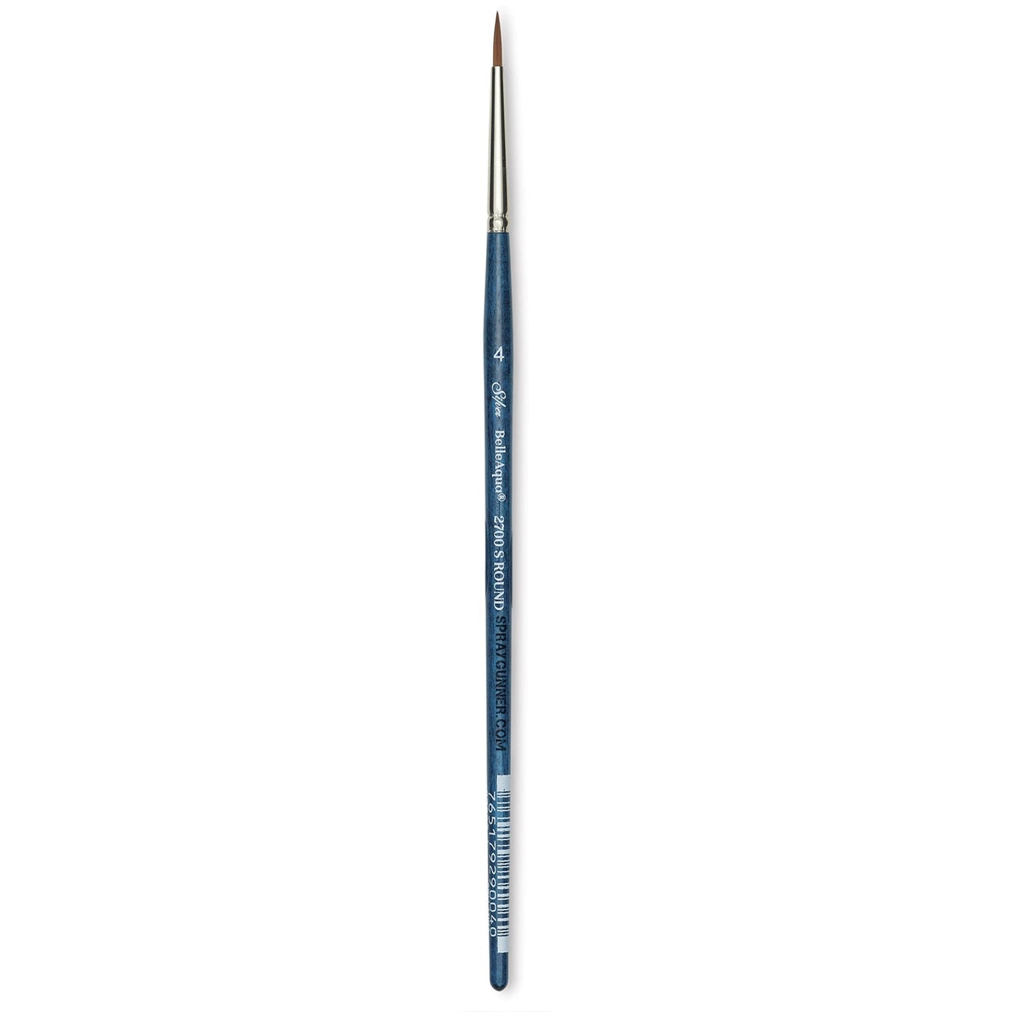 Silver Brush BelleAqua Round Short Handle Brush Size 4 Silver Brush at SprayGunner