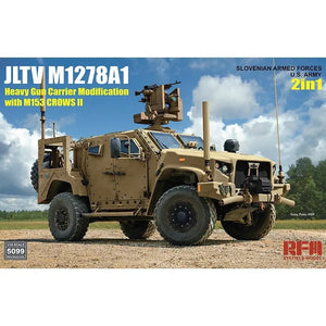 1/35 JLTV M1278A1 Heavy Gun Carrier Modification with M153 Crows II US Army / Slovenian Armed Forces model kit