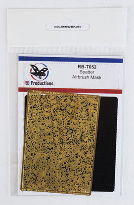Spatter - Miniature Airbrush Stencil - SprayGunner