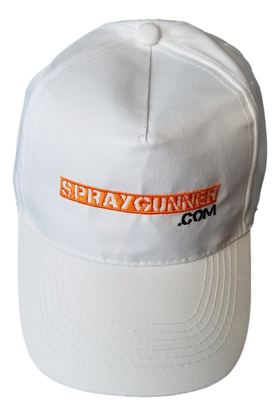 SprayGunner White Cap - SprayGunner