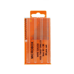 Vallejo Tools Set of 20 Drill Bits, no. 61-80