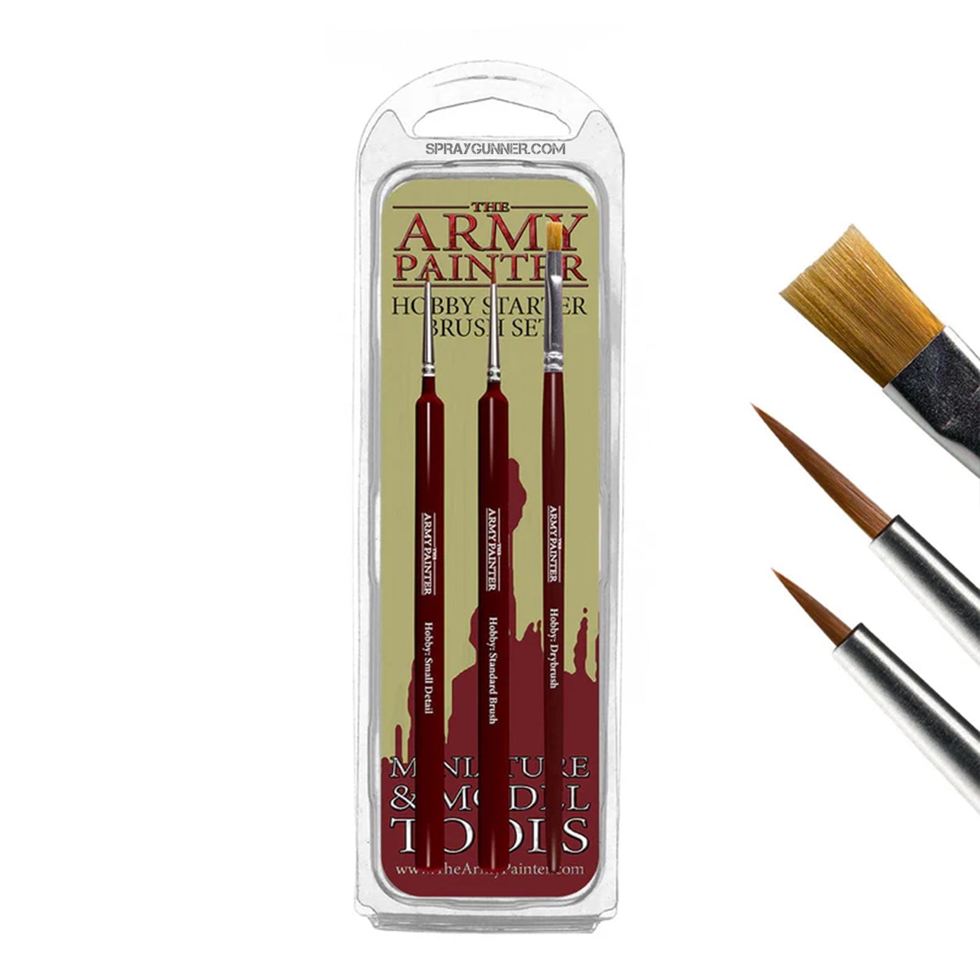 THE ARMY PAINTER: Hobby Starter Brush Set - SprayGunner