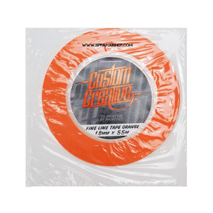 Custom Creative Fine Line Orange Tape - SprayGunner