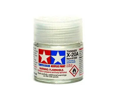 Tamiya Acrylic Model Paints X-20A Acrylic Poly Thinner - SprayGunner