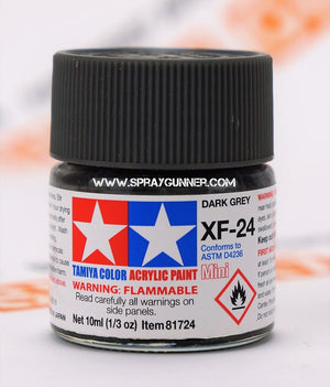 Pinturas acrílicas Tamiya para modelos: Gris oscuro (XF-24)