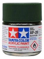 Tamiya Acrylic Model Paints: Deep Green (XF-26) Tamiya