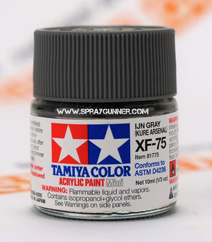 Pinturas acrílicas Tamiya para modelos: Gris IJN (XF-75)