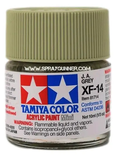 Tamiya Acrylic Model Paints: J.A. Gray (XF-14) Tamiya