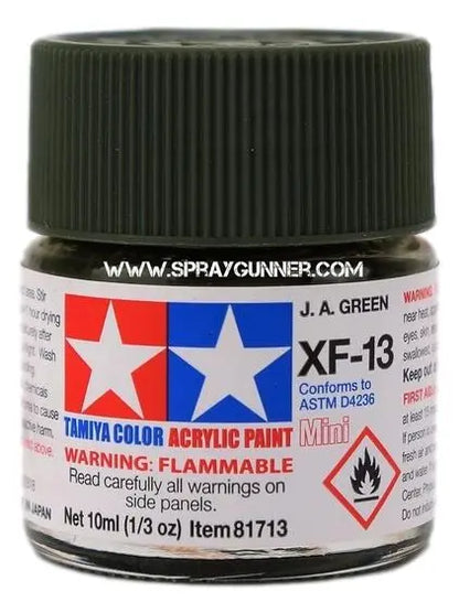 Tamiya Acrylic Model Paints: J.A. Green (XF-13) Tamiya