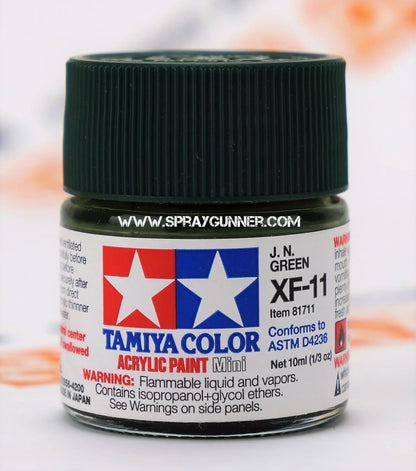 Tamiya Acrylic Model Paints: J.N. Green (XF-11) Tamiya