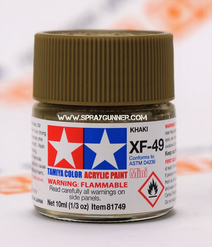 Tamiya Acrylic Model Paints: Khaki (XF-49)