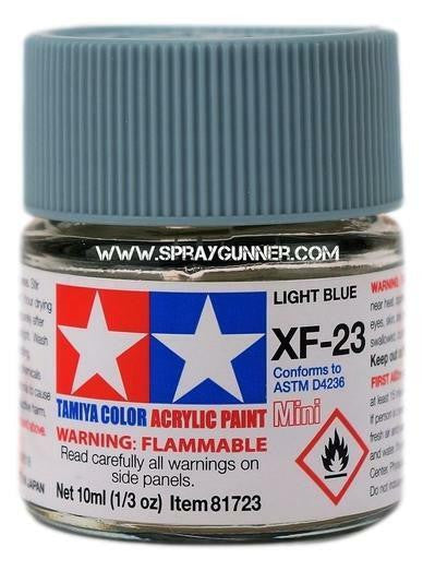 Tamiya Acrylic Model Paints: Light Blue (XF-23)