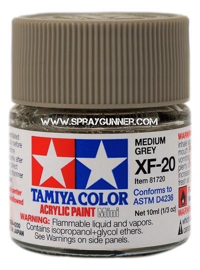 Tamiya Acryl-Modellfarben: Mittelgrau (XF-20)