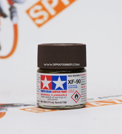 Tamiya Acrylic Model Paints: Red Brown 2 (XF-90)