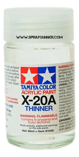 Diluyente de pintura acrílica Tamiya X-20A