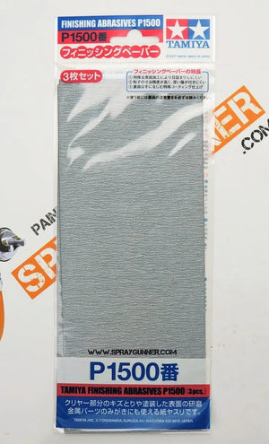 Tamiya Finishing Abrasives: P1500 Sandpaper Tamiya