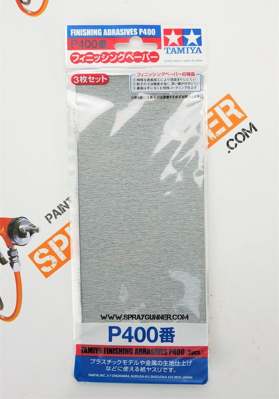 Tamiya Finishing Abrasives: P400 Sandpaper