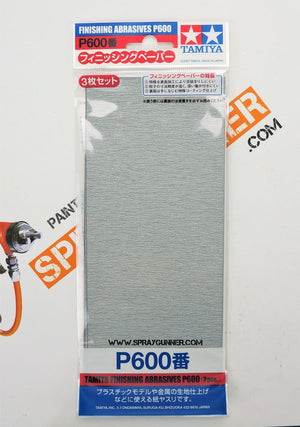 Tamiya Finishing Abrasives: P600 Sandpaper - SprayGunner