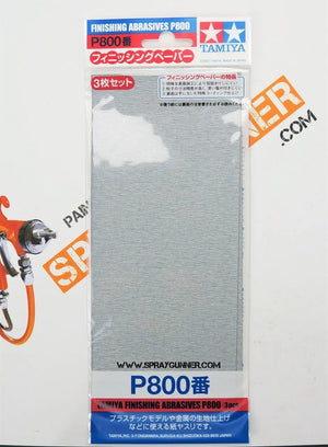 Tamiya Finishing Abrasives: P800 Sandpaper Tamiya
