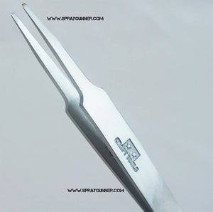 Tamiya HG Straight Tweezers Round Tip - SprayGunner