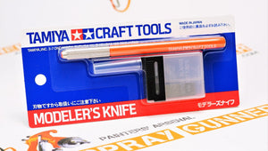 Tamiya Modeler's Knife Fluorescent Orange Limited Edition - SprayGunner