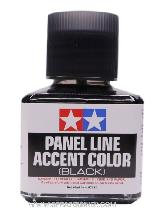 Tamiya Panel Line Accent Color Black - SprayGunner