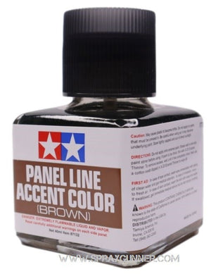Tamiya Panel Line Accent Color Brown - SprayGunner