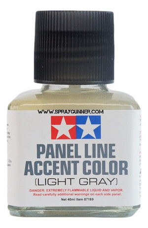 Tamiya Panel Line Accent Color Light Gray - SprayGunner