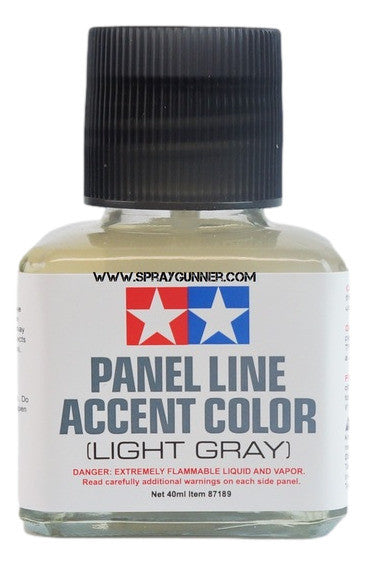 Tamiya Panel Line Accent Color Light Gray - SprayGunner