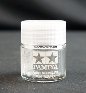 Tamiya Spare Bottle Mini 10ml (Round) - SprayGunner