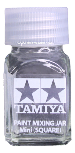 Tamiya Spare Bottle Mini 10ml (Square) - SprayGunner