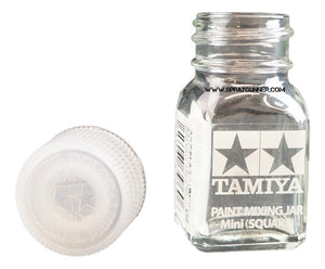 Tamiya Spare Bottle Mini 10ml (Square) - SprayGunner