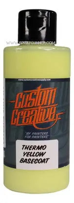 Opened Thermo Yellow FX Thermo Chromical 150ml by Custom Creative