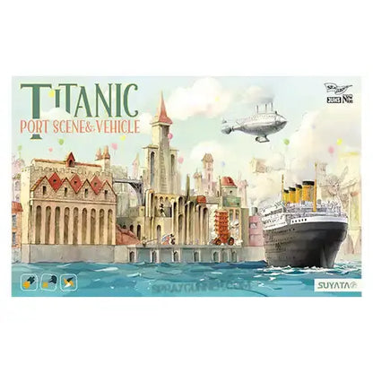 Titanic Port Scene & Vehicle Model Kit Suyata