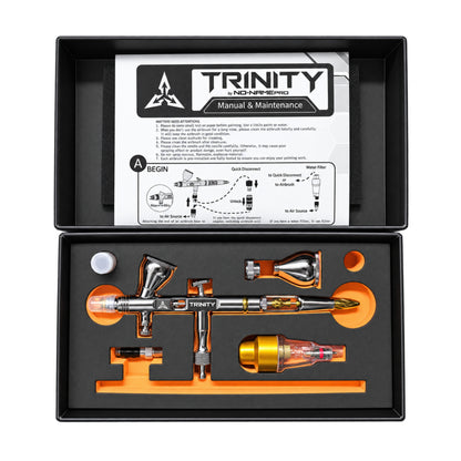 NO-NAME PRO TRINITY Dual-Action Airbrush Kit